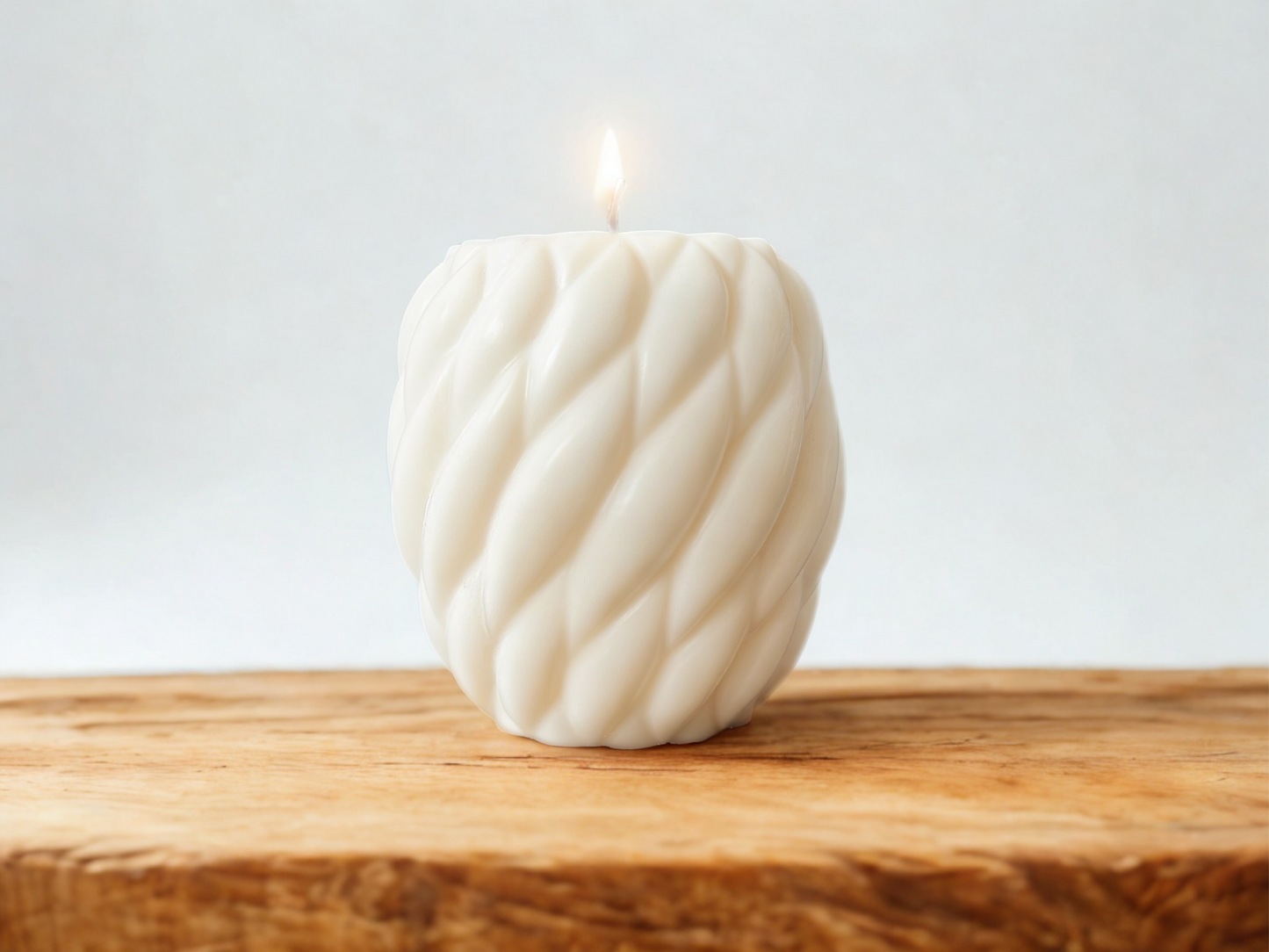 Ručně vyrobená svíčka s vůní sóji a základní vanilky