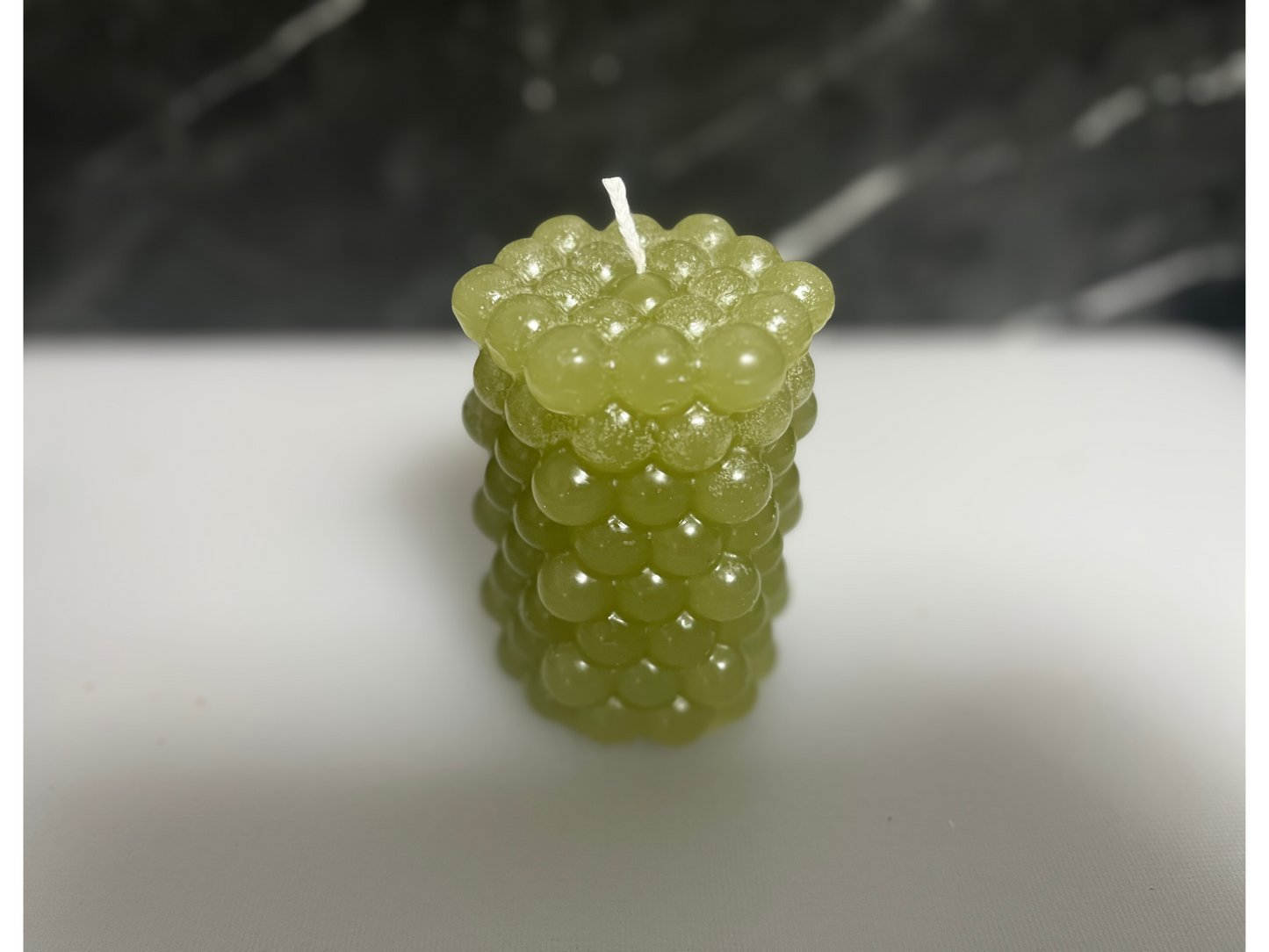 Handmade scented candle with pumpkin fragrance blend
