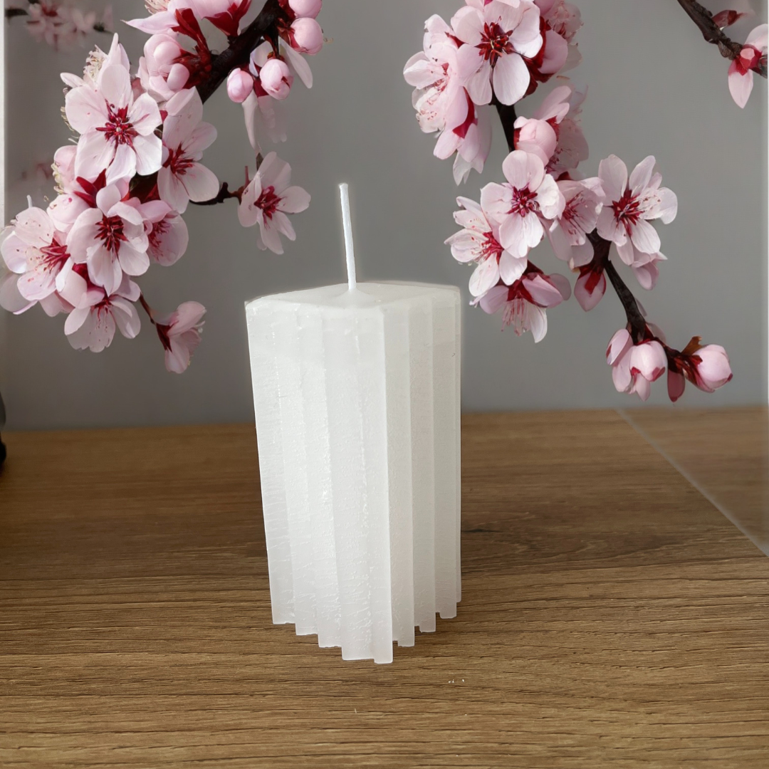 100% naturreine handgemachte Duftkerze mit Cherry Blossom Duft