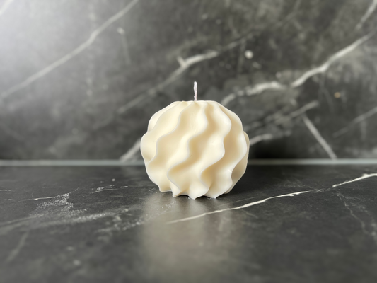 Handgemachte Soja Duftkerze mit Basic Vanille