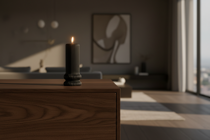 Schwarze Duftkerze Black Lilly