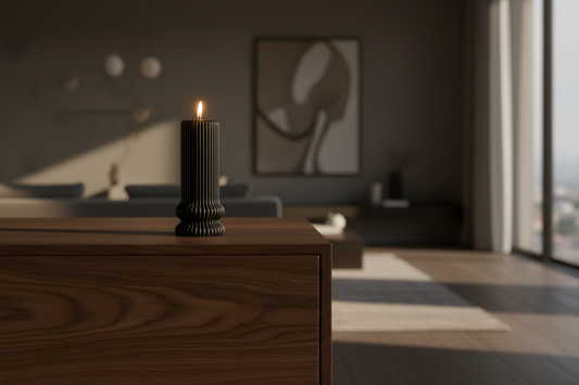 Schwarze Duftkerze Black Lilly