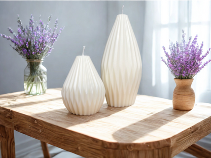 Handgemachte Soja Duftkerzen Set mit Lavendel Duft