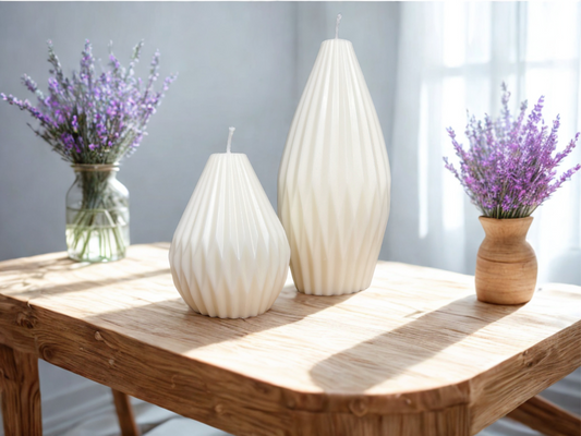 Handgemachte Soja Duftkerzen Set mit Lavendel Duft