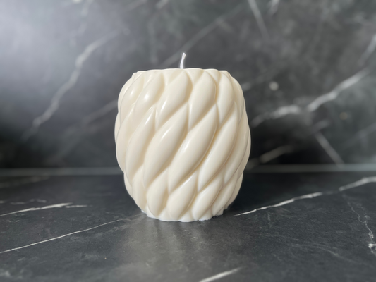Handgemachte Soja Duftkerze mit Basic Vanille