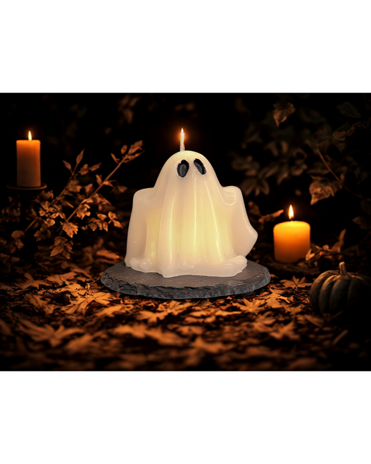 Ručně vyrobená vonná svíčka na Halloween s vůní Padající listí
