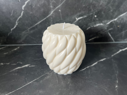 Handgemachte Soja Duftkerze mit Basic Vanille