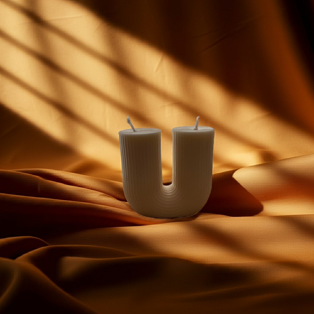 Sojawachs Kerze in Clean White