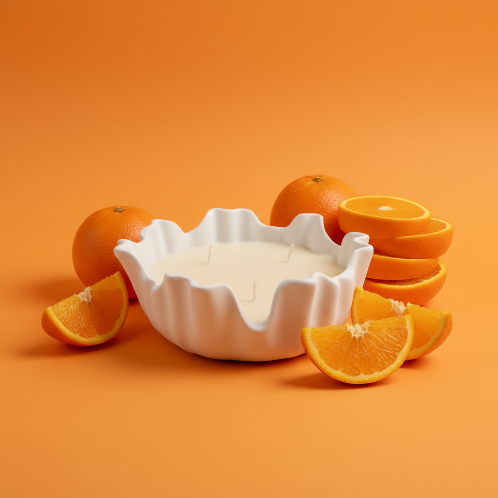 Sojawachs Duftkerze mit Sweet Orange Duft