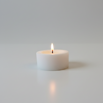 Runde Duftkerze mit Lavendel