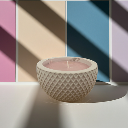 Winterliche Sojawachs Kerze mit Zimt Aroma