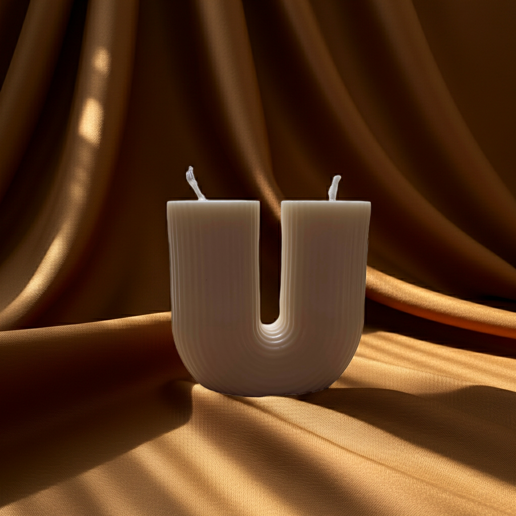 Sojawachs Kerze in Clean White