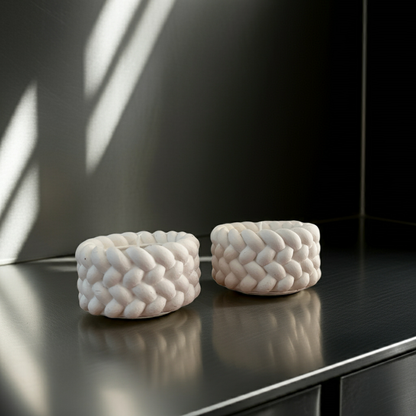 Kerzenset aus 100 % pflanzlichen Sojawachs