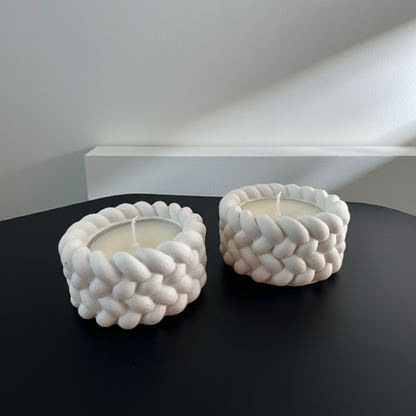 Kerzenset aus 100 % pflanzlichen Sojawachs