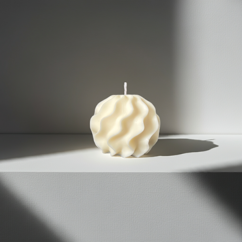 Ručně vyrobená svíčka s vůní sóji a základní vanilky