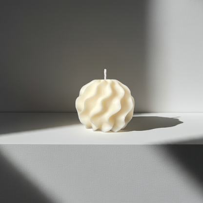 Ručně vyrobená svíčka s vůní sóji a základní vanilky