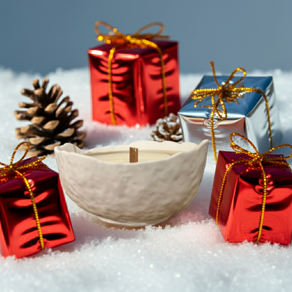 Sojawachs Kerze mit Zimt Duft