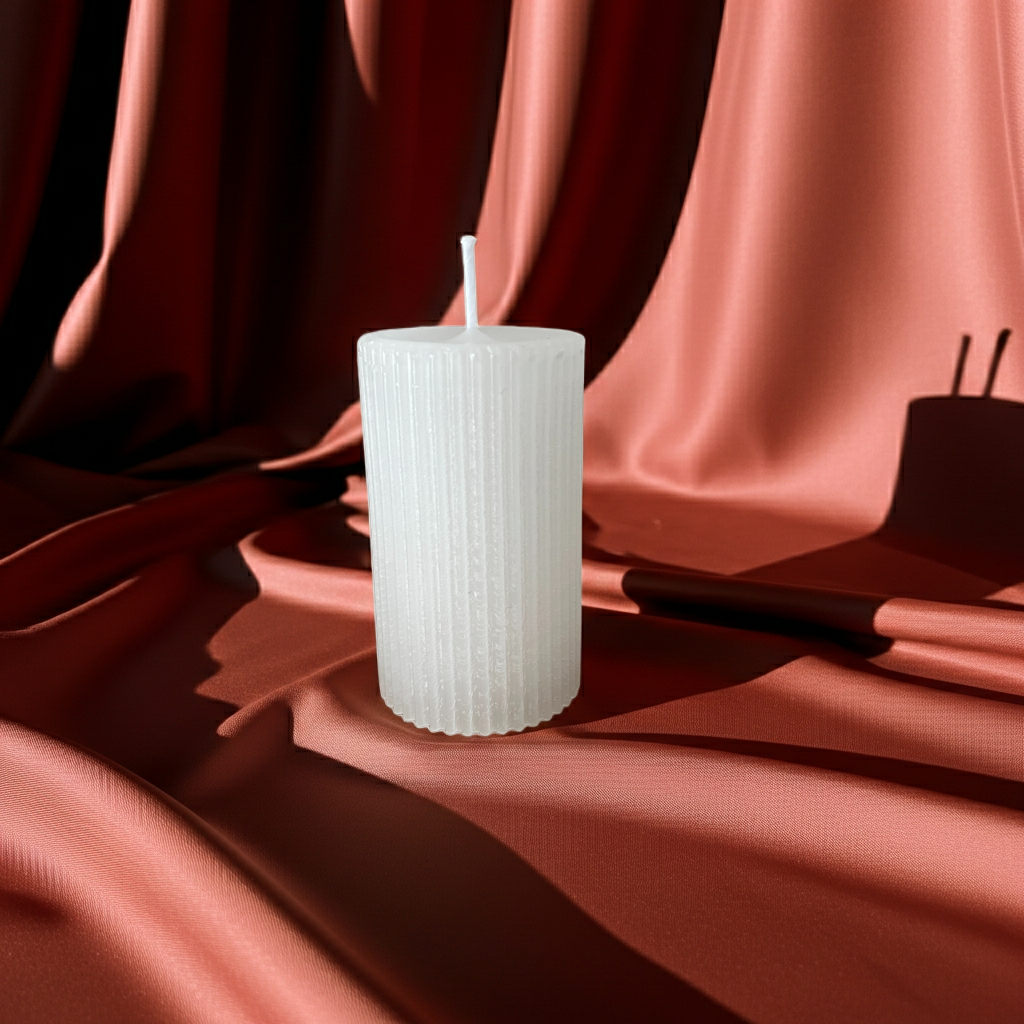 100% přírodní ručně vyrobená vonná svíčka kulatá s vůní třešňového květu